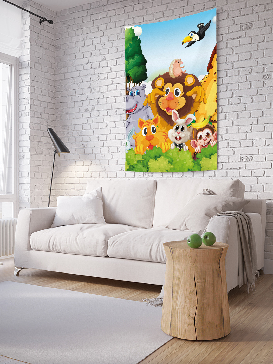 

Вертикальное фотопанно на стену JoyArty Жизнь в джунглях 150x200 см, Жизнь в джунглях