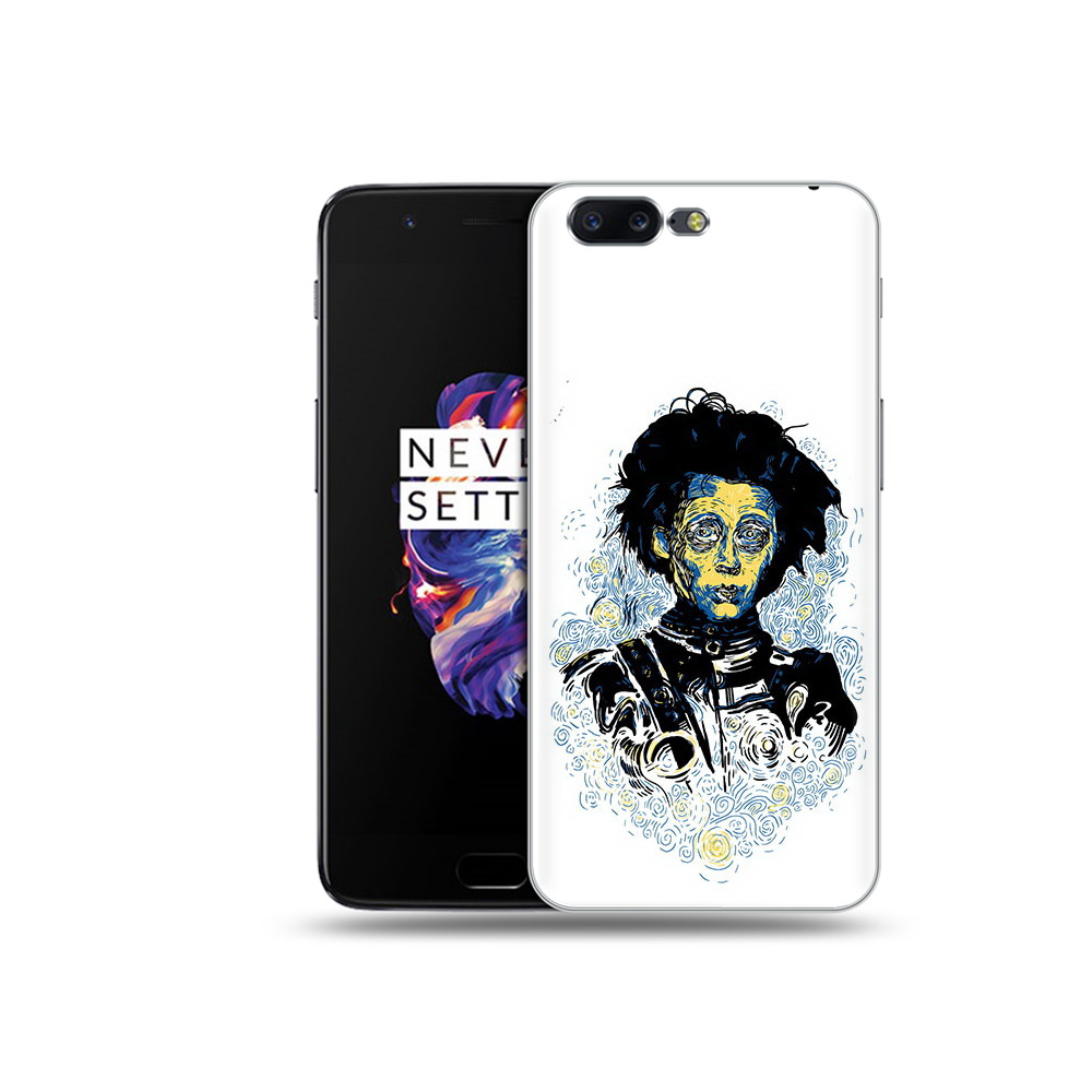 

Чехол MyPads Tocco для OnePlus 5 парень черно-белый абстракция, Прозрачный, Tocco