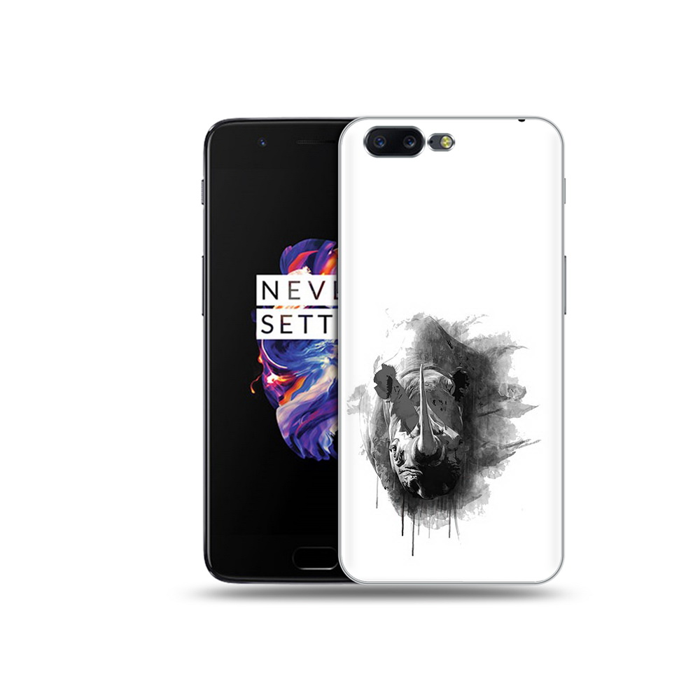 

Чехол MyPads Tocco для OnePlus 5 носорог, Прозрачный, Tocco