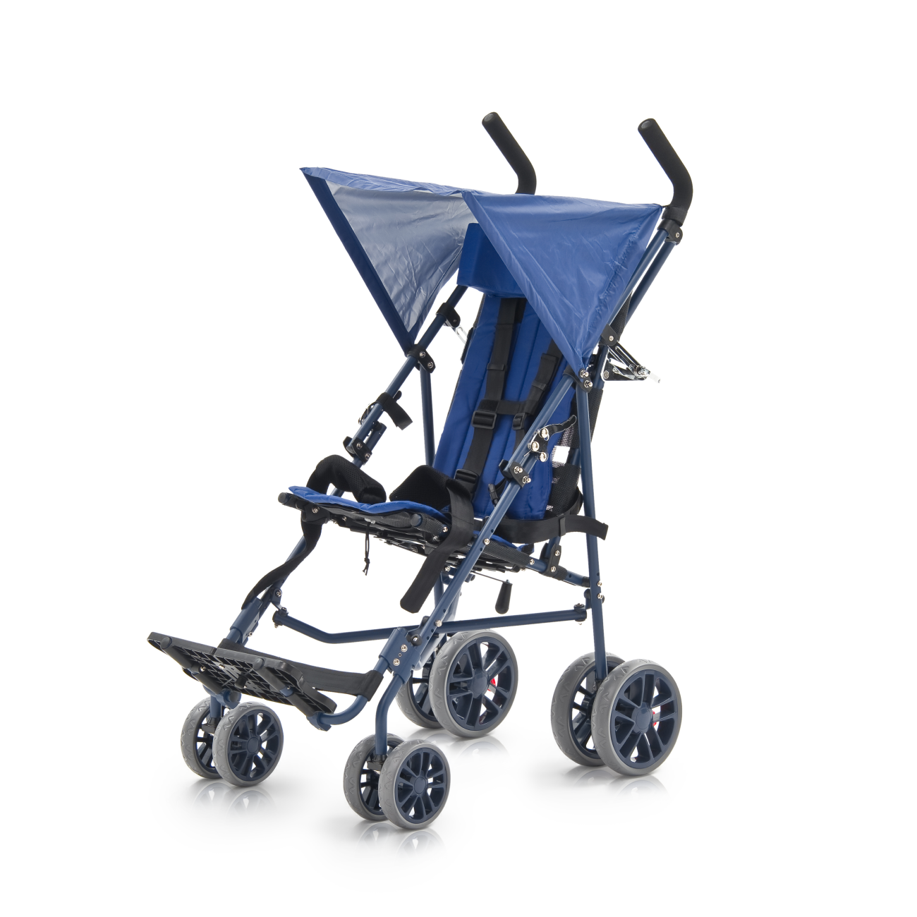 Купить Кресло-коляска для детей с ДЦП Армед FS258LBJGP (трость, складная) инвалидная прогулочная