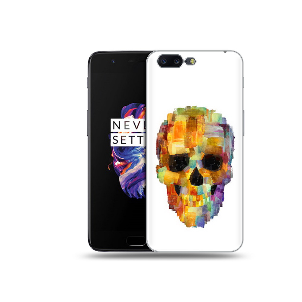 

Чехол MyPads Tocco для OnePlus 5 нарисованный череп, Прозрачный, Tocco