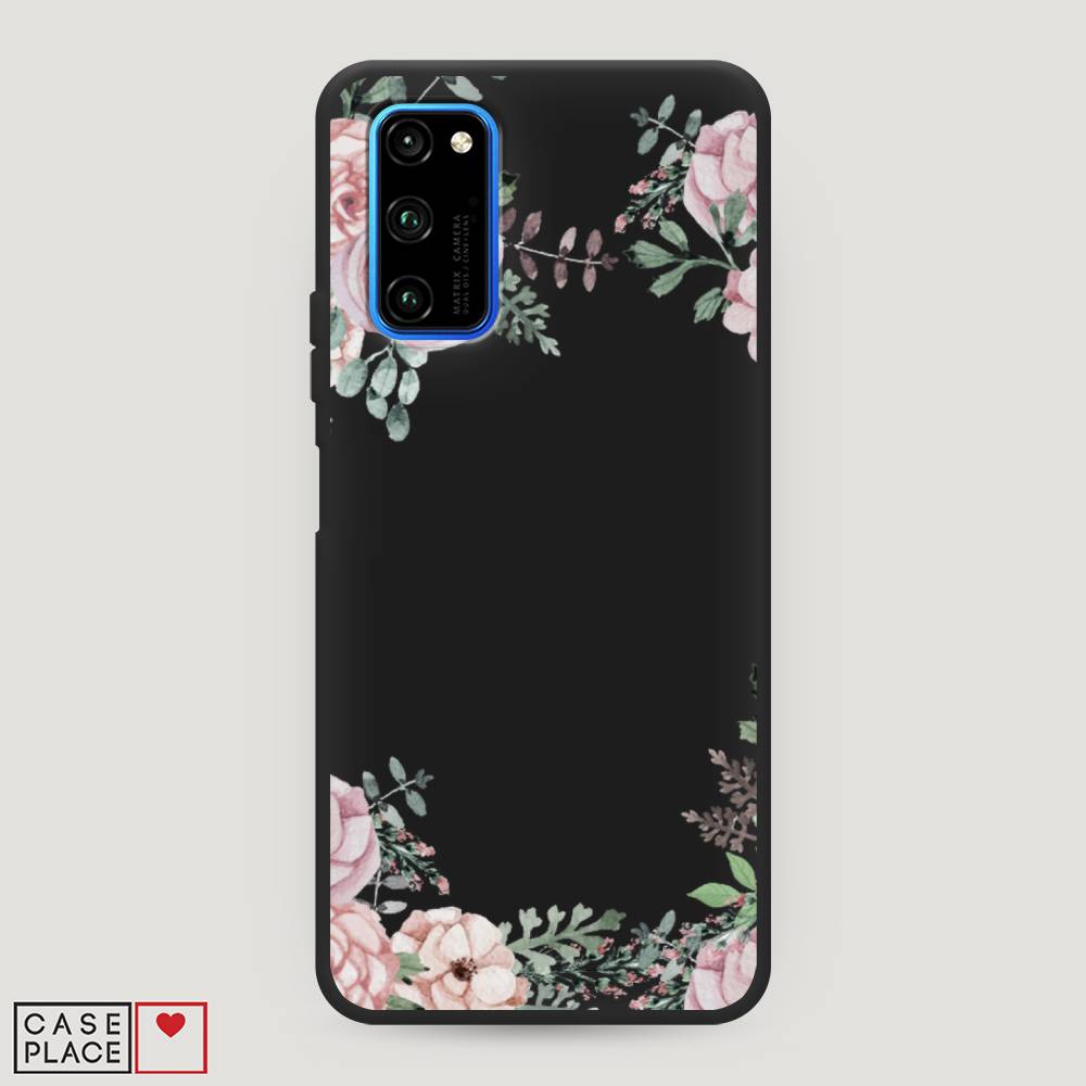 фото Чехол awog "нежные розы акварель" для honor view 30/view 30 pro