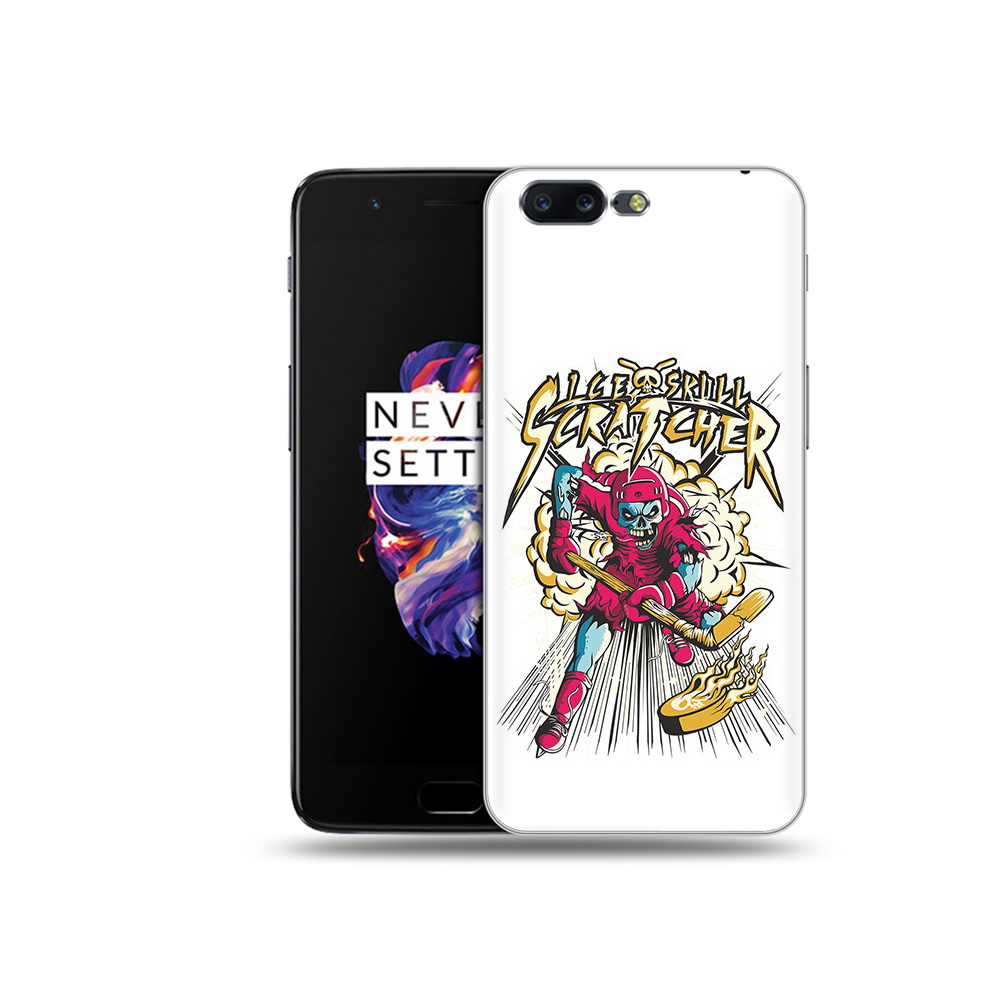 

Чехол MyPads Tocco для OnePlus 5 нарисованный скелет хоккеист, Прозрачный, Tocco