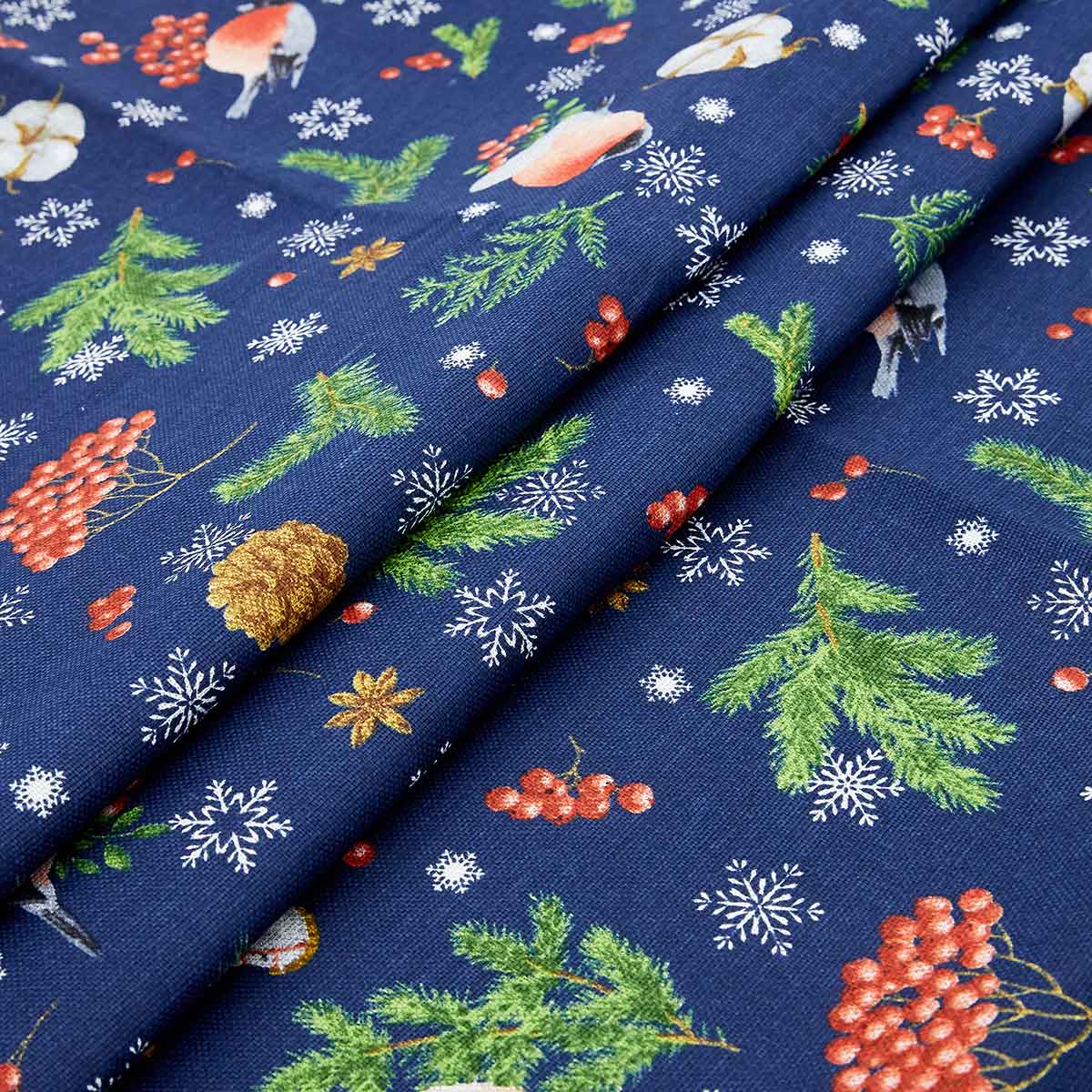 

29469 Рогожка 'Волшебство' син. 150см*200см, 100% хлопок