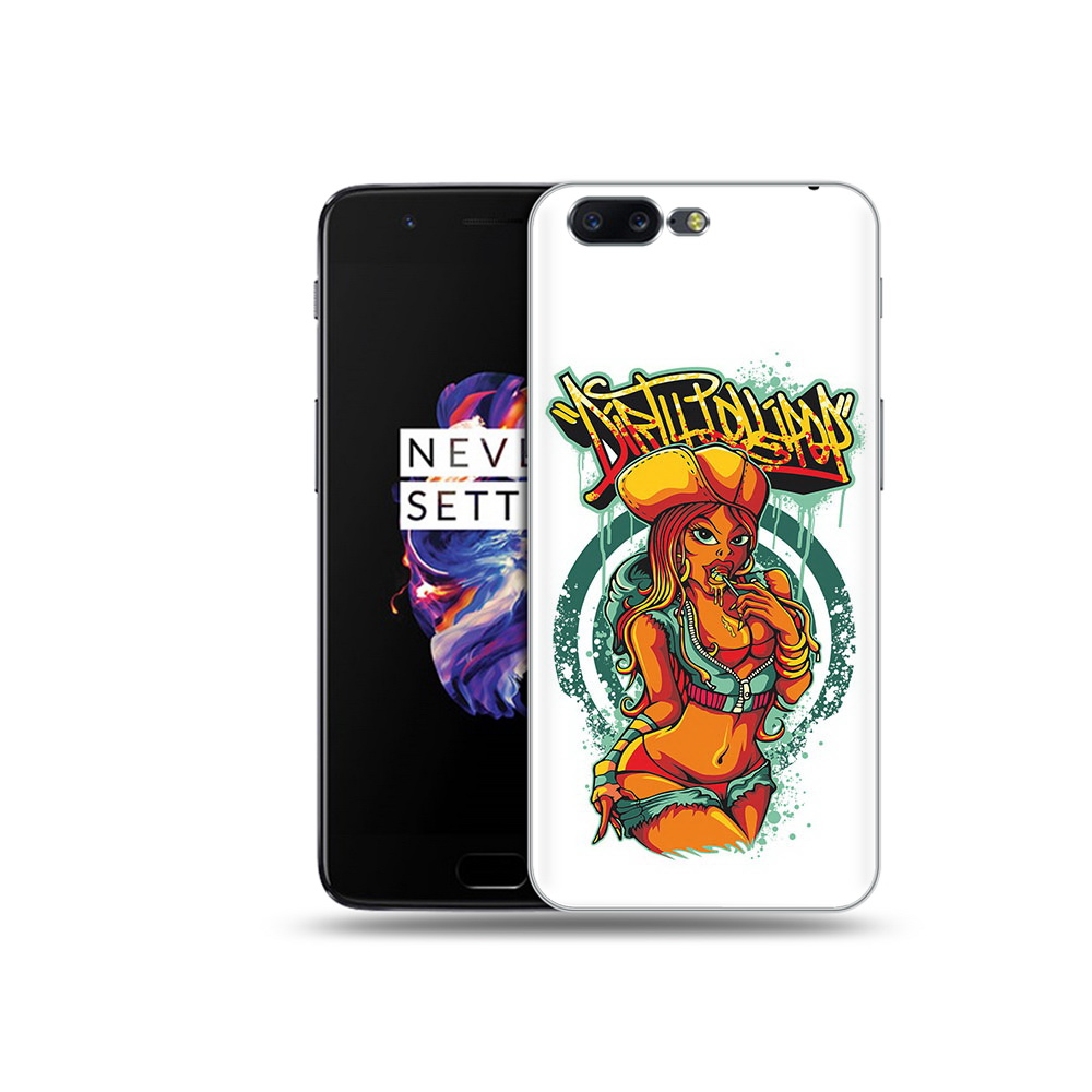 Чехол MyPads Tocco для OnePlus 5 нарисованная девушка комикс