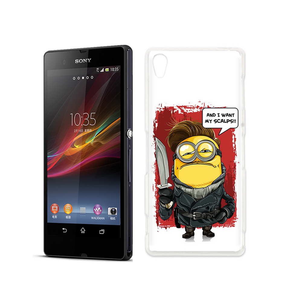 

Чехол MyPads Tocco для Sony Xperia Z миньон убийца, Прозрачный, Tocco