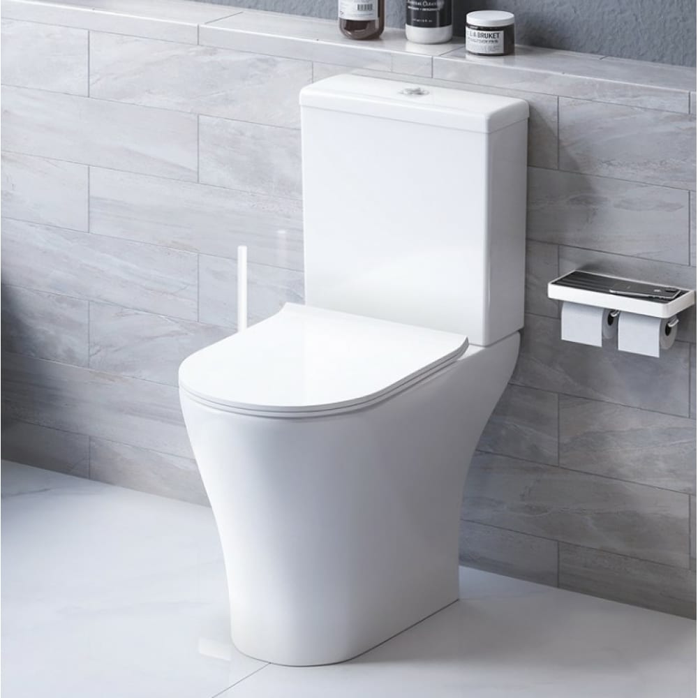 Damixa Sirius унитаз-компакт безободковый с сиденьем микролифт DX86C8600SC