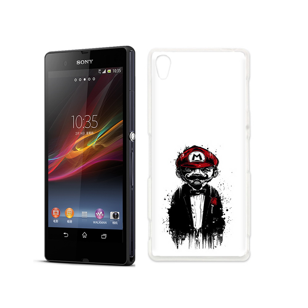 

Чехол MyPads Tocco для Sony Xperia Z марио, Прозрачный, Tocco