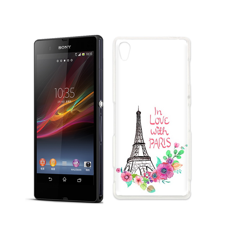 

Чехол MyPads Tocco для Sony Xperia Z любимый париж, Прозрачный, Tocco