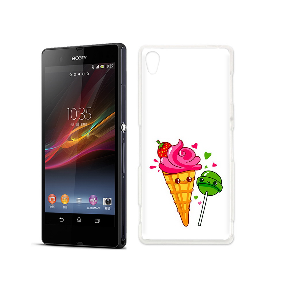 

Чехол MyPads Tocco для Sony Xperia Z Вкусняшки, Прозрачный, Tocco