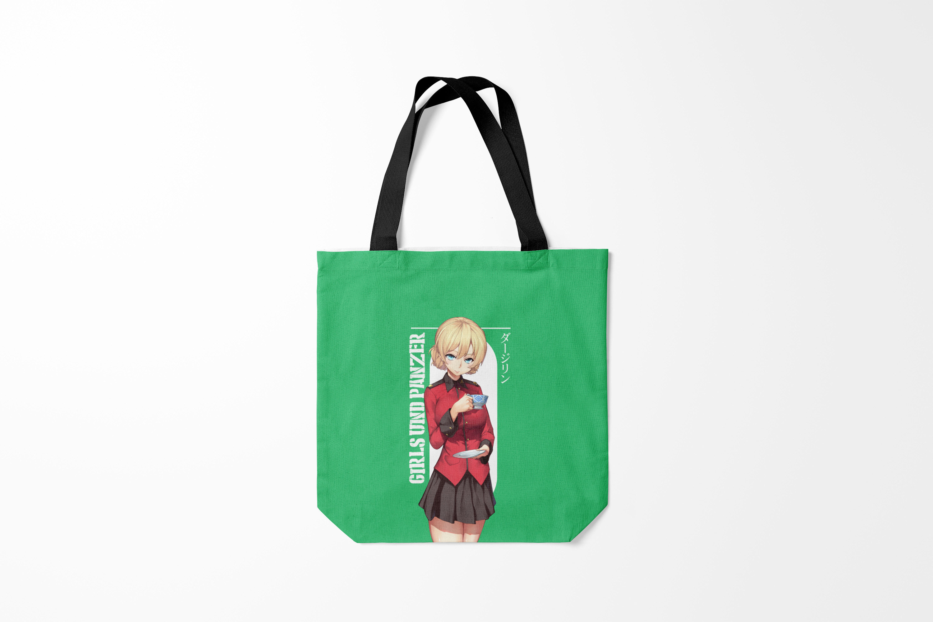 

Сумка шoппер унисекс Burnettie Девушки и танки Darjeeling, зеленый, Девушки и танки Darjeeling