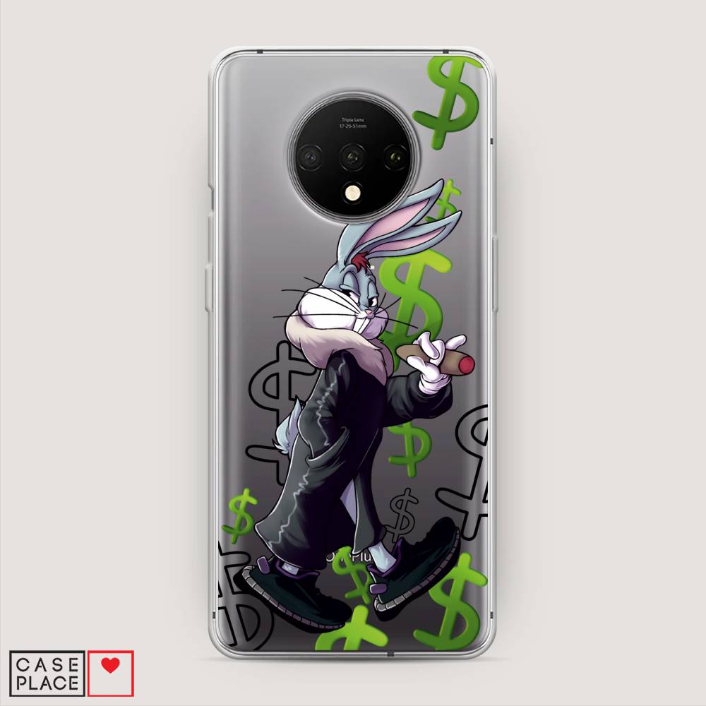 

Чехол на OnePlus 7T "Rich Bugs Bunny", Зеленый;черный;голубой, 150950-6