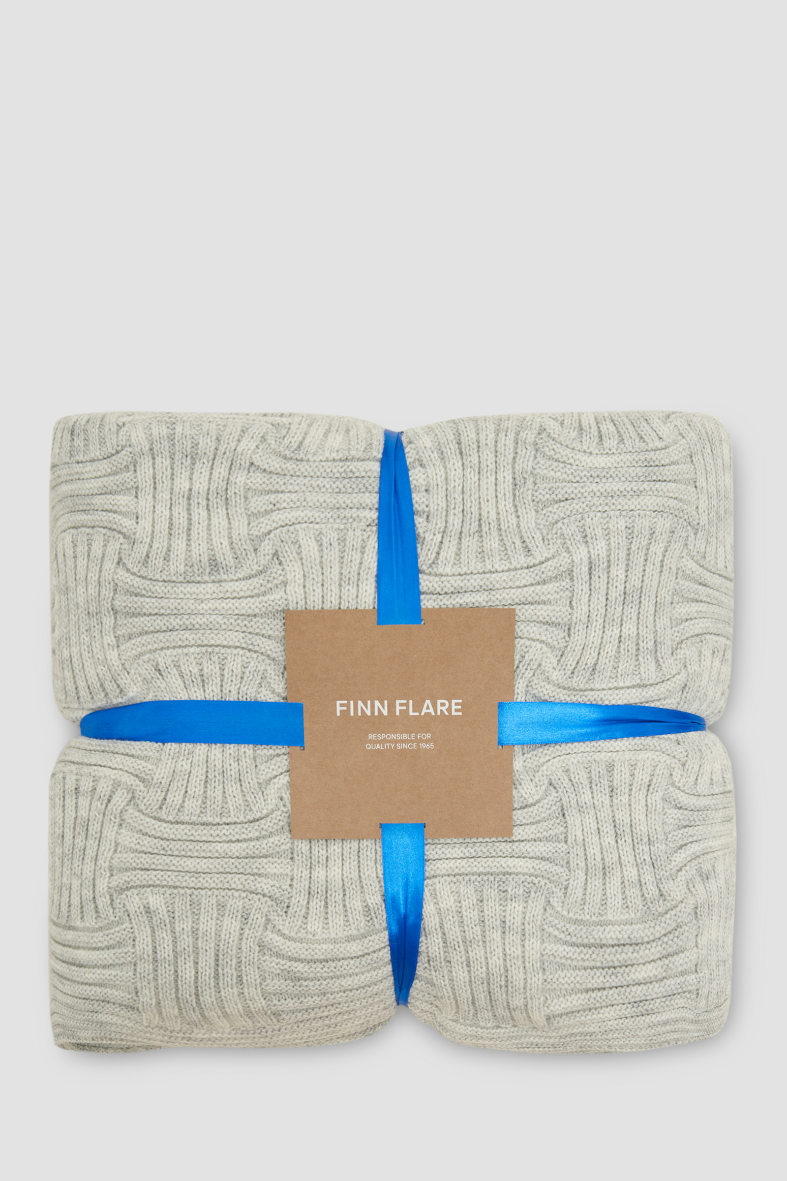 

Плед Finn Flare 200x200 см светло-серый