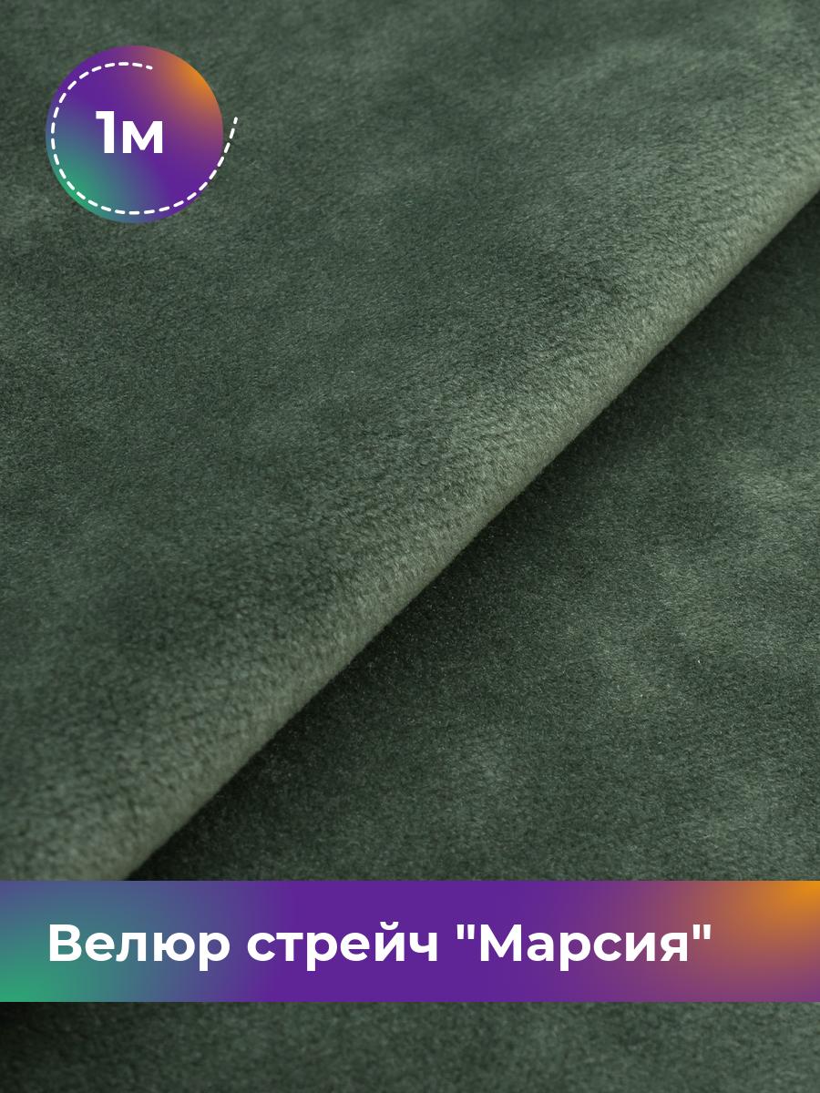 

Ткань Велюр стрейч Марсия 405гр Shilla, отрез 1 м * 150 см 1_14802.018, Зеленый