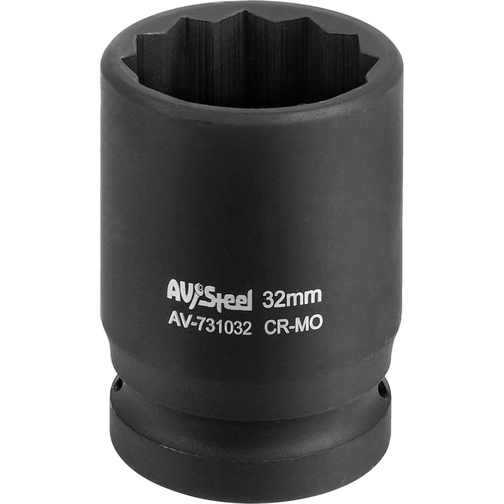 

Головка ударная двенадцатигранная (32 мм; 3/4"DR) AV Steel AV-731032