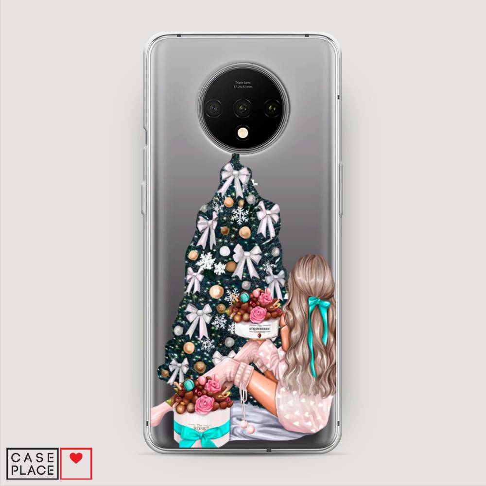 

Чехол на OnePlus 7T "New Year", Зеленый;бежевый;голубой, 150950-5