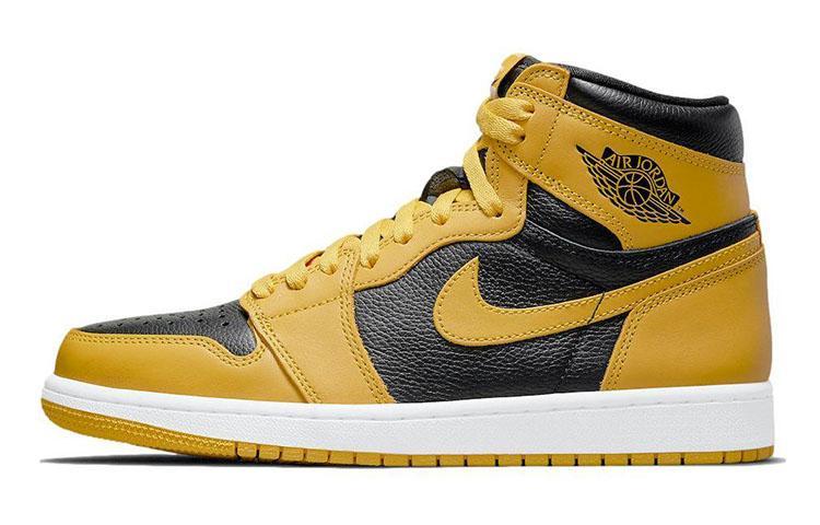 

Кеды унисекс Jordan Air Jordan 1 Retro High OG Pollen GS желтые 40 EU, Желтый, Air Jordan 1 Retro High OG Pollen GS