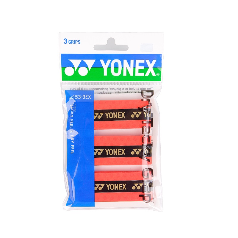 Обмотка для ручки ракетки Yonex Overgrip Dry Tacky Grip x3 AC153-3EX-RD, Red