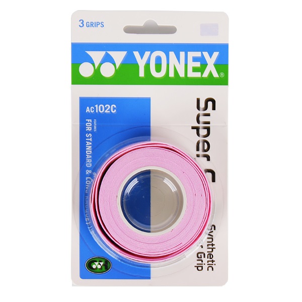 

Обмотка для ручки ракетки Yonex Overgrip AC102C х3, Pink, Розовый, Overgrip AC102C х3