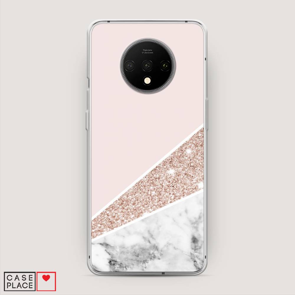 

Чехол на OnePlus 7T "Блестящий розовый мрамор", 150950-3