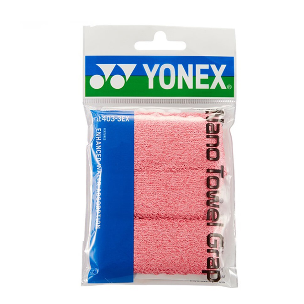 Обмотка для ручки ракетки Yonex Grip Towel Nano x3 AC403-3EX, Red