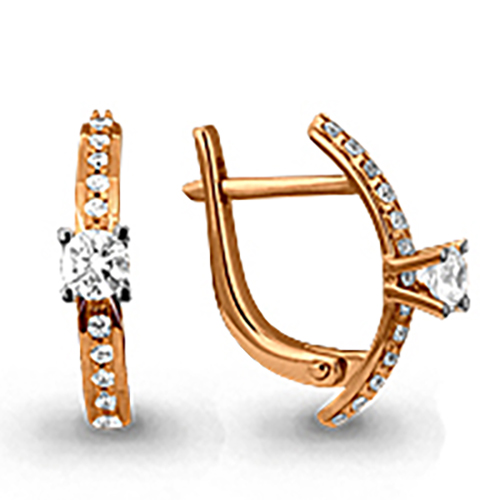 

Серьги из красного золота с бриллиантом Aquamarine Aquamarine 941577к_585_кз, 941577к_585_кз