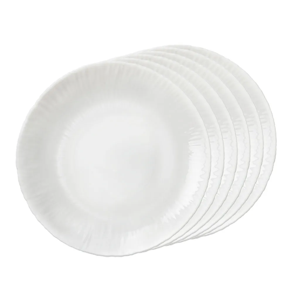 

Тарелка Bormioli Rocco Coconut 365798, десертная, стекло, 21 см, белый, 6 шт