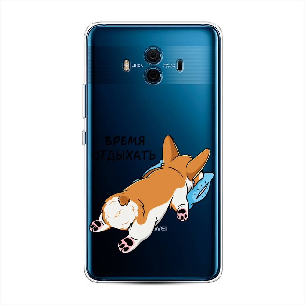 фото Чехол на huawei mate 10 "корги отдыхает" case place