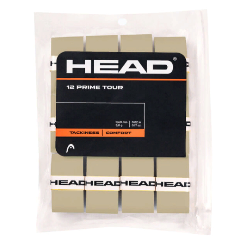 

Обмотка для ручки ракетки HEAD Overgrip Prime Tour Pack x12 285631-GR, Gray, Overgrip Prime Tour Pack x12