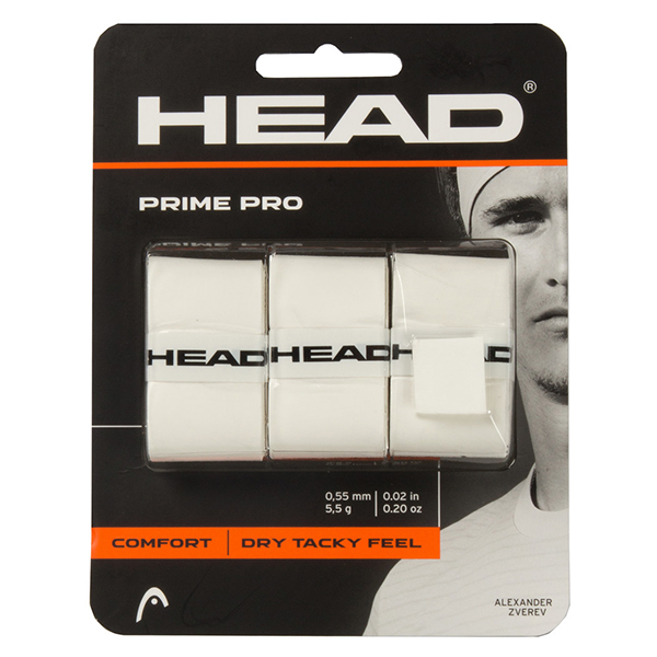 фото Обмотка для ручки ракетки head overgrip prime pro x3 285319-wh, white