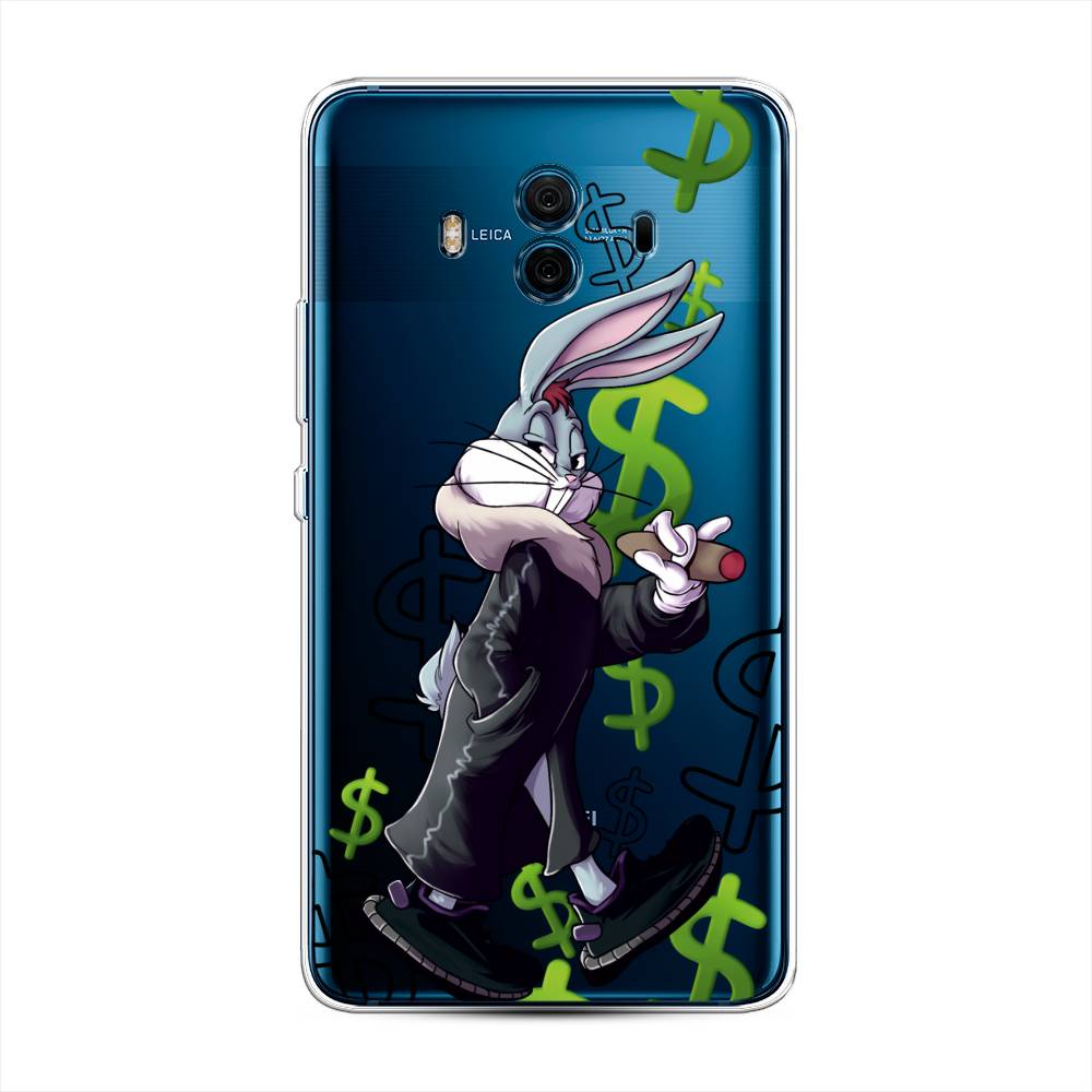 

Чехол на Huawei Mate 10 "Rich Bugs Bunny", Зеленый;черный;голубой, 63350-6