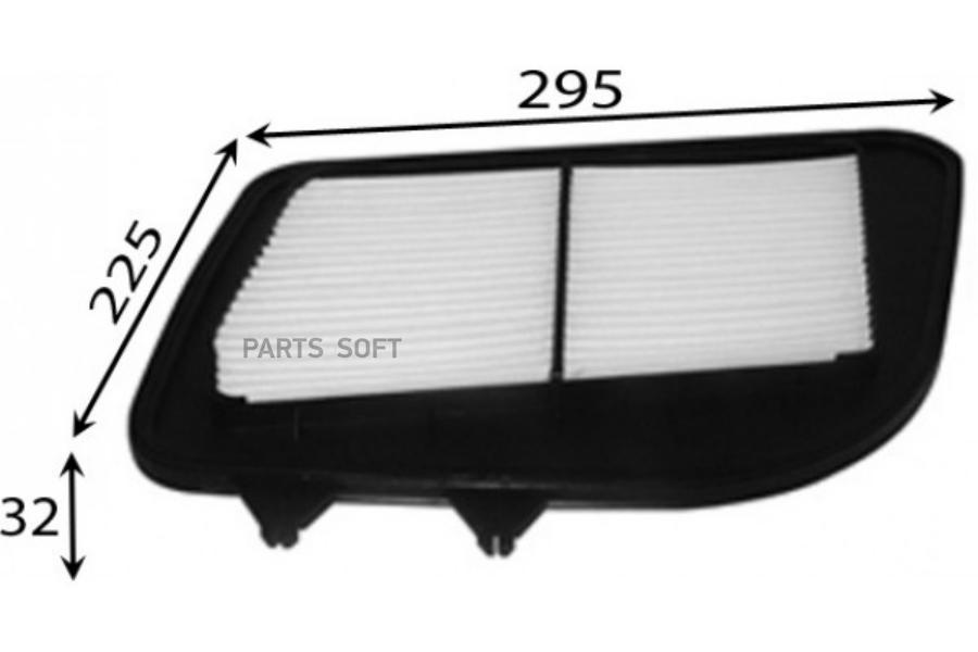 

Фильтр воздушный GENERAL MOTORS JS ASAKASHI A0547