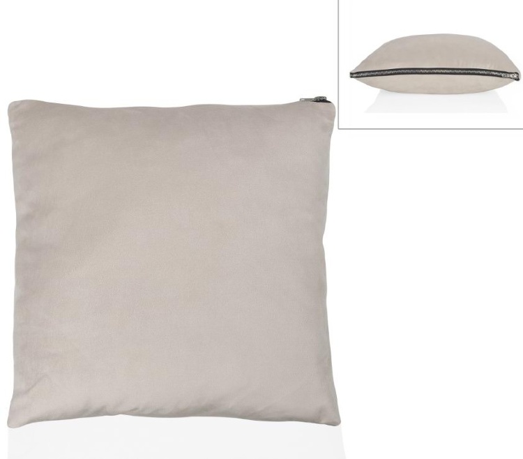 Подушка замшевая, 45х45 см. Beige Suede Andrea House