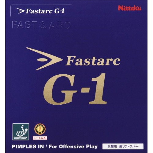 

Накладка для настольного тенниса Nittaku Fastarc G-1, Black, 1.8, Fastarc G-1