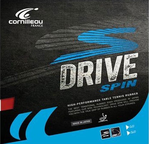 

Накладка для настольного тенниса Cornilleau Drive Spin 40, Black, 2.0, Drive Spin 40