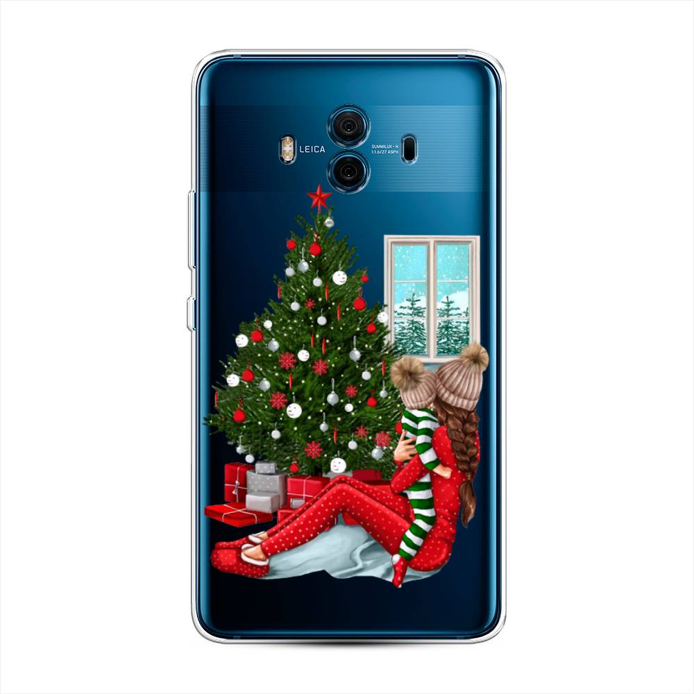

Чехол на Huawei Mate 10 "Новый год с мамой", Красный;зеленый;голубой, 63350-6