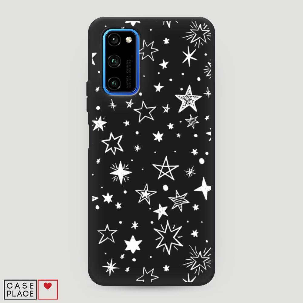 

Чехол Awog "Звездочки графика белая" для Honor View 30/View 30 Pro, 611352-1