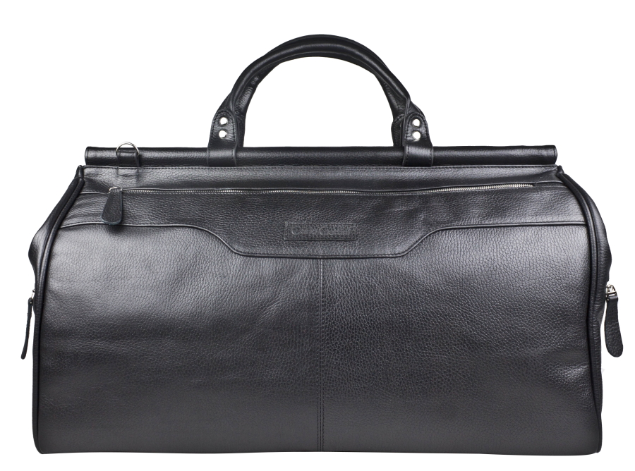 Дорожная сумка мужская Carlo Gattini Otranto черная, 31х51х24 см