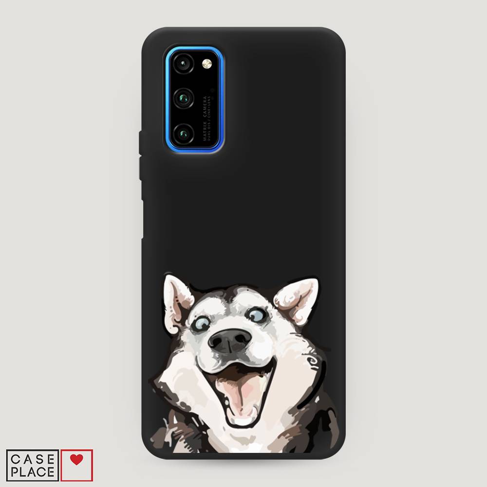 

Чехол Awog "Радостный хаски" для Honor View 30/View 30 Pro, 611352-1
