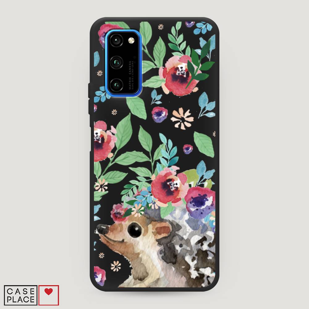 

Чехол Awog "Ежик в цветах акварель" для Honor View 30/View 30 Pro, 611352-1