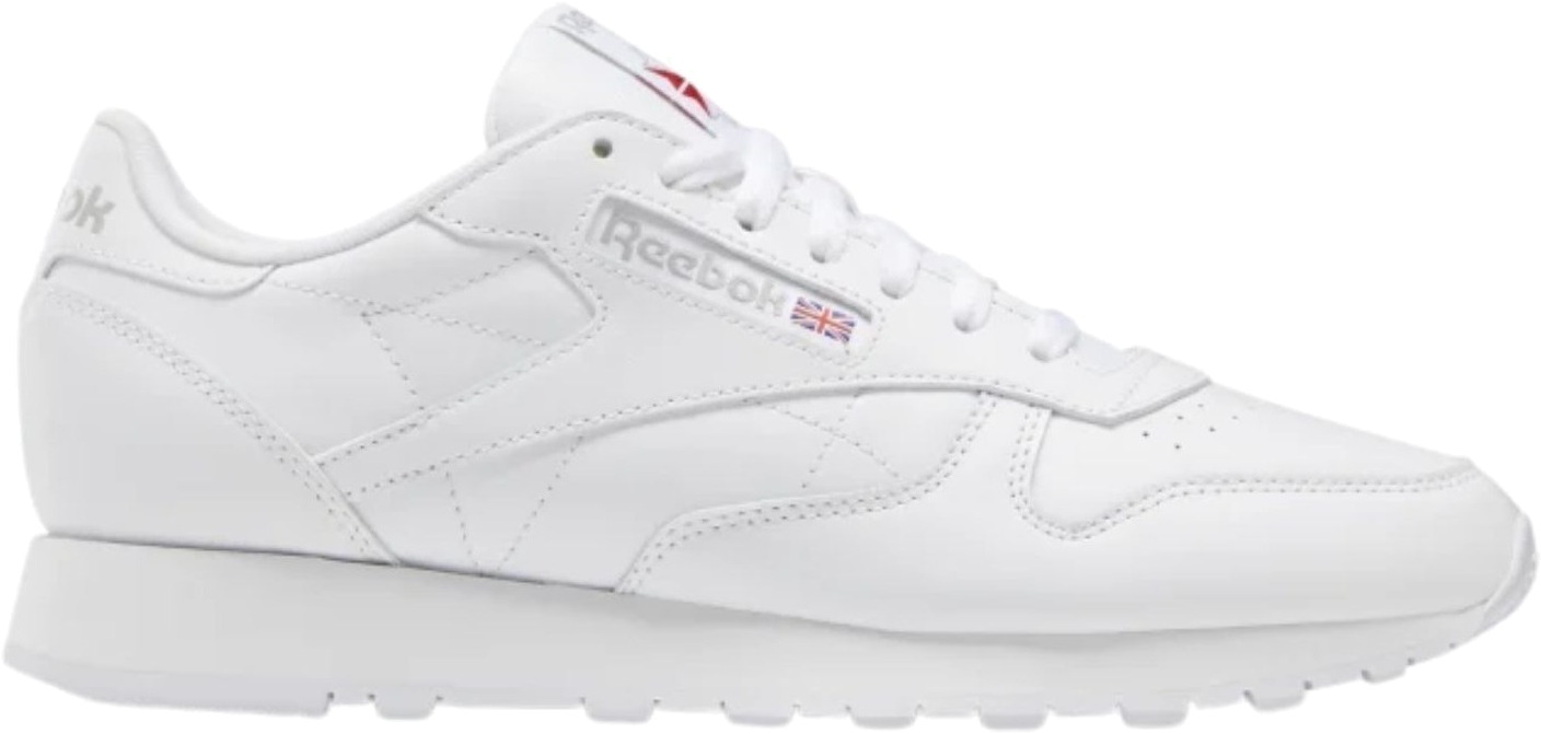 

Кроссовки мужские Reebok Classic Leather белые 7,5 US, Белый, Classic Leather