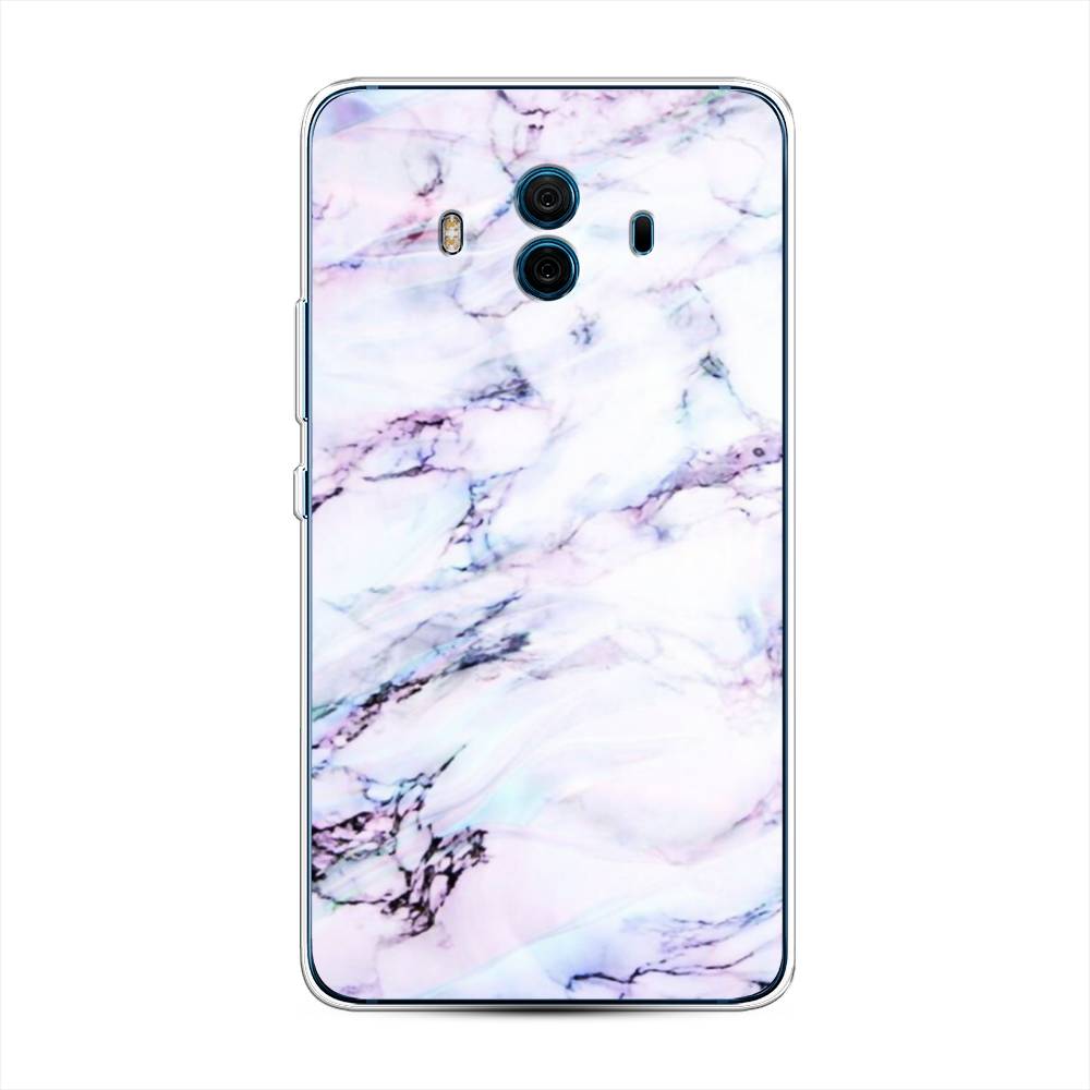 

Чехол на Huawei Mate 10 "Радужный мрамор", Серый;фиолетовый, 63350-3