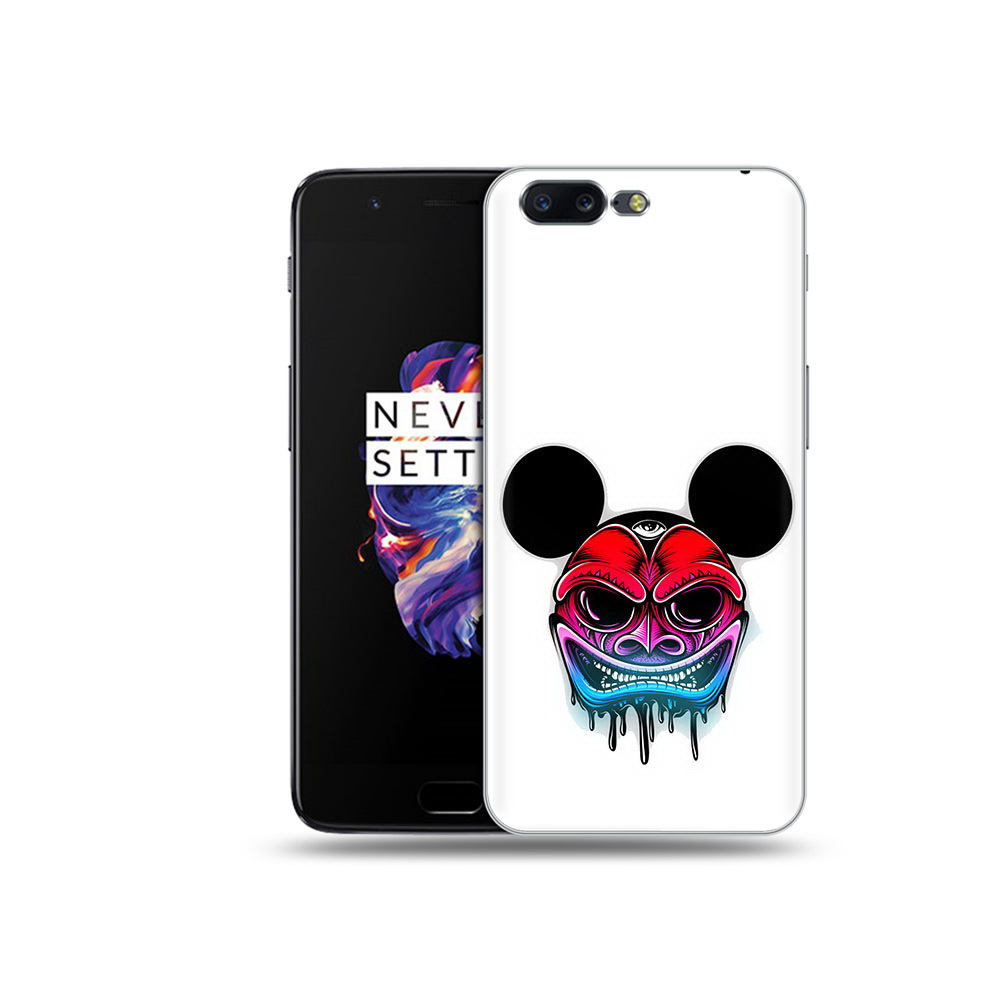 

Чехол MyPads Tocco для OnePlus 5 микки в маске, Прозрачный, Tocco