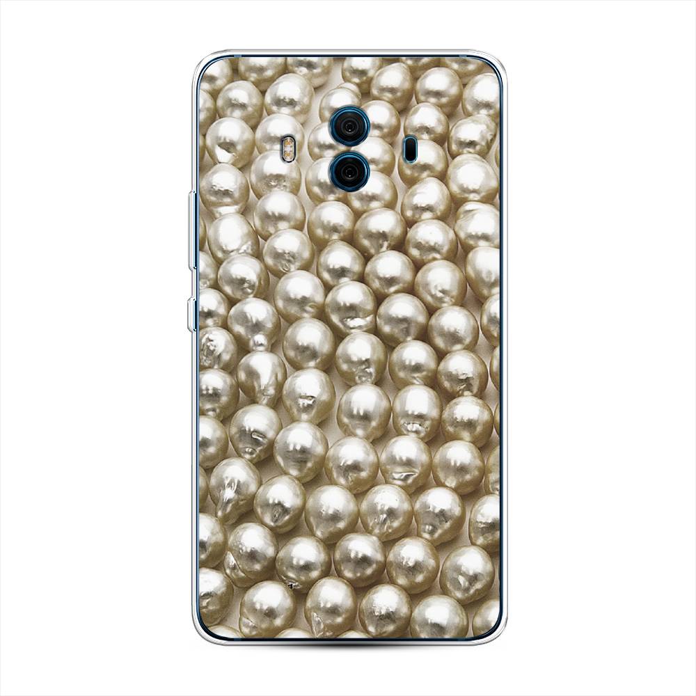 

Чехол на Huawei Mate 10 "Жемчуг", Бежевый, 63350-3