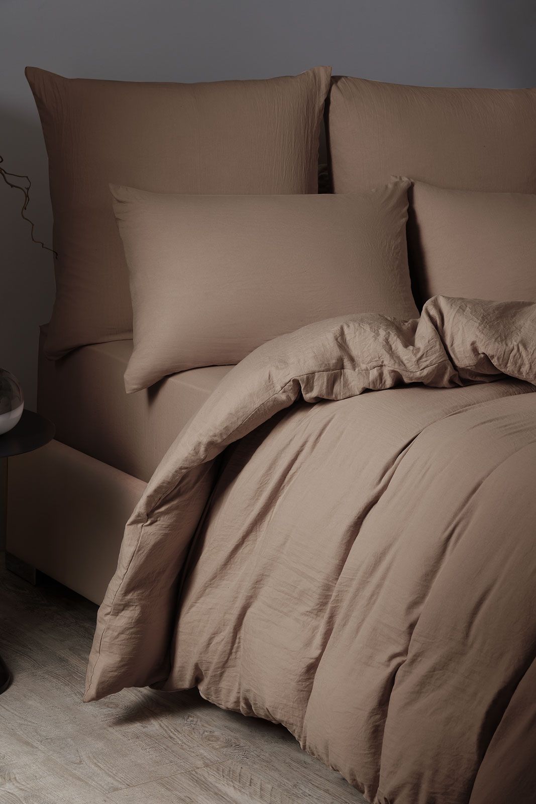 

Простыня SleepiX Юко 160x220 см на резинке коричневый, Юко