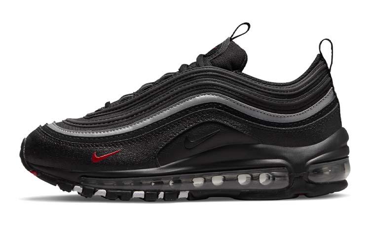 

Кроссовки унисекс Nike Air Max 97 GS черные 38.5 EU, Черный, Air Max 97 GS