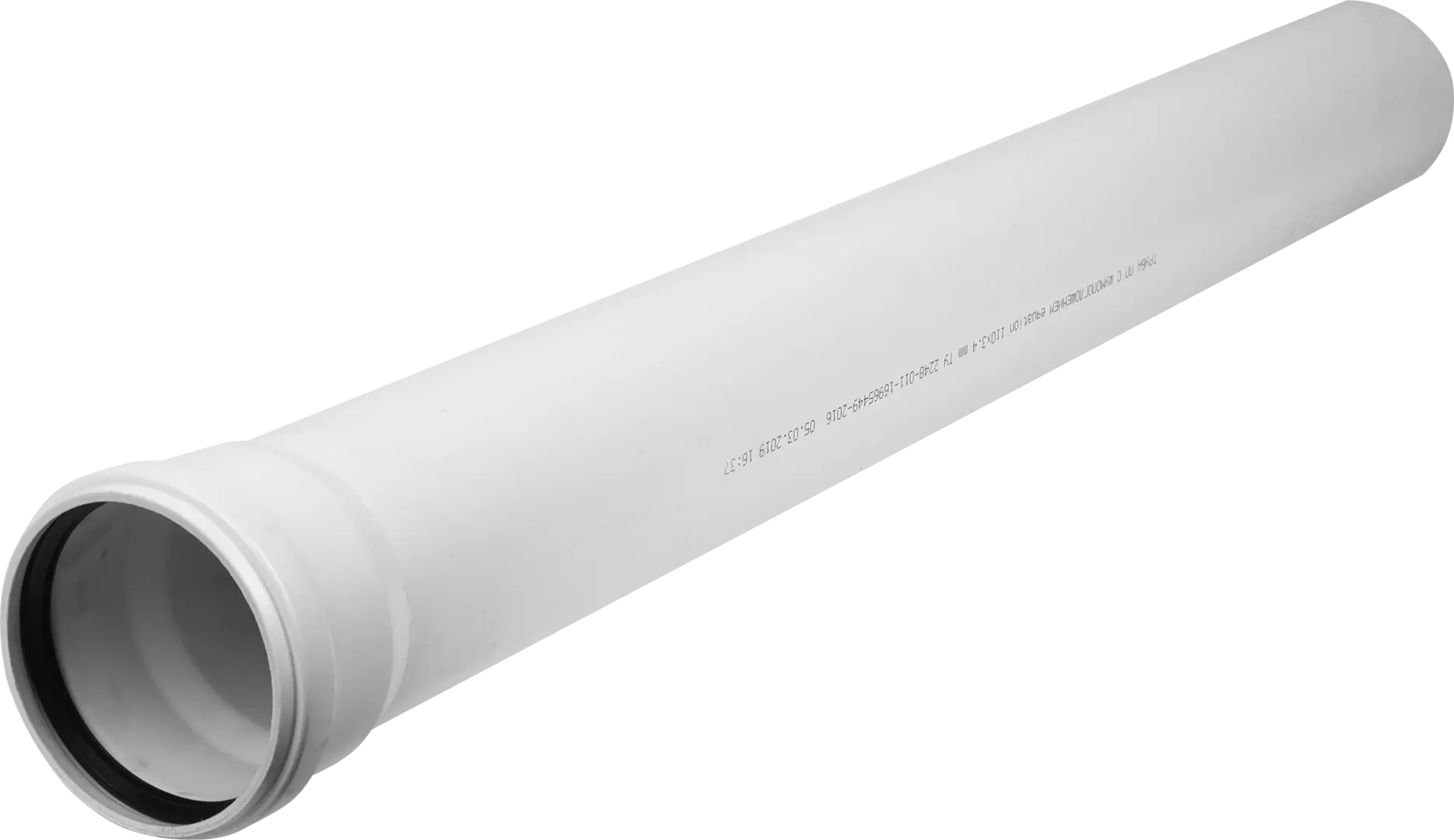 Труба канализационная c шумопоглощением Equation 110 мм L 1м полипропилен труба канализационная ostendorf d160x1000 мм