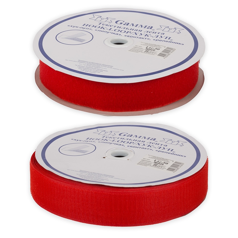 

Gamma 50 мм, 25 м, №026, красная, Красный, 50 мм, 25 м, №026, красная