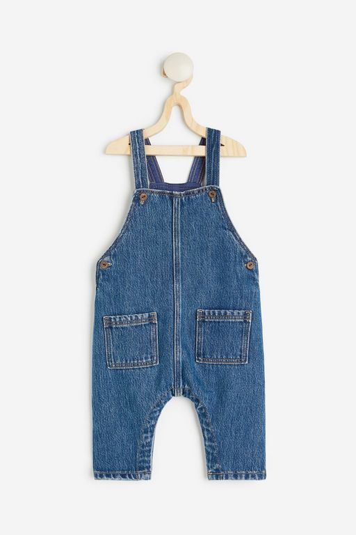 

Комбинезон детский H&M 1187729, Джинсовый синий, 104, Голубой, 1187729