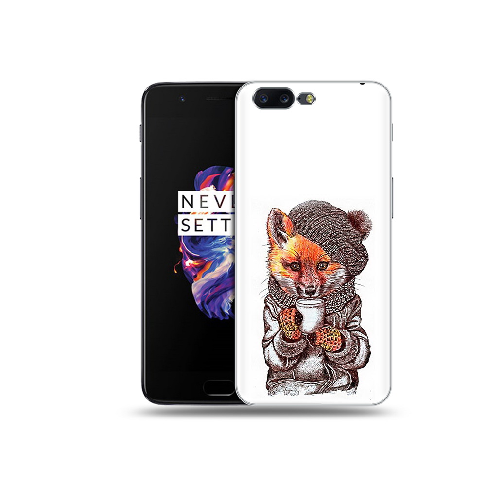 

Чехол MyPads Tocco для OnePlus 5 лиса в шапке, Tocco